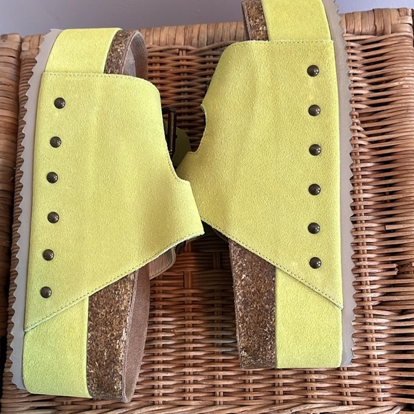 Free People x Intentionally Rule Breaker Flatform Sandals Size 7 NEW - Picture 17 of 17